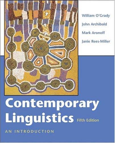 Cover image for Contemporary Linguistics