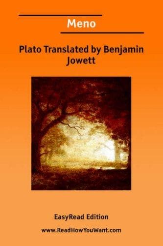 Cover image for Meno [EasyRead Edition]