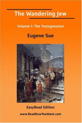 Cover image for The Wandering Jew Volume 1 [EasyRead Edition]