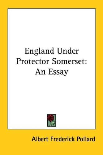 Cover image for England Under Protector Somerset