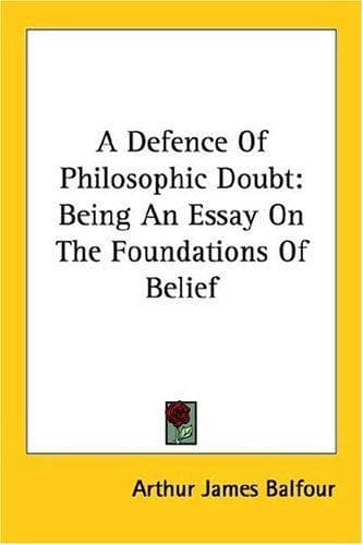 Cover image for A Defence of Philosophic Doubt