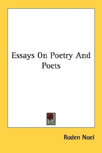Cover image for Essays On Poetry And Poets