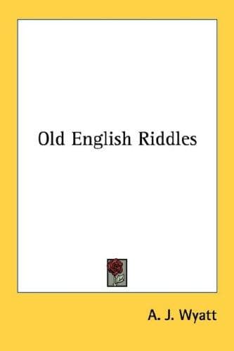 Cover image for Old English Riddles