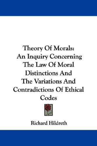 Cover image for Theory Of Morals