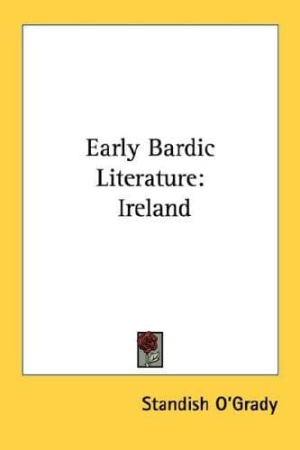 Cover image for Early Bardic Literature