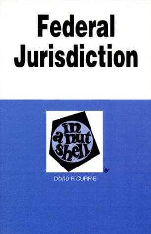 Cover image for Federal jurisdiction in a nutshell