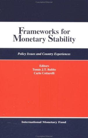 Cover image for Frameworks for monetary stability