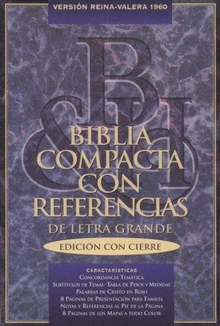 Cover image for Biblia Compacta Con Referencias De Letra Grande/Large Print Compact Quick Reference Bible