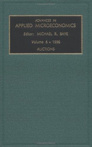 Cover image for Advances in Applied Microeconomics