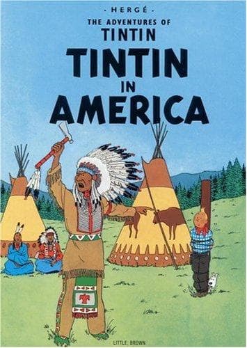 Cover image for Tintin in America