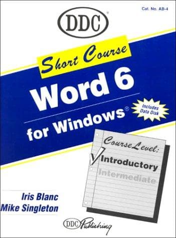 Cover image for Word 6 Windows