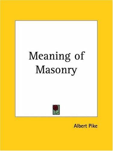 Cover image for Meaning of Masonry