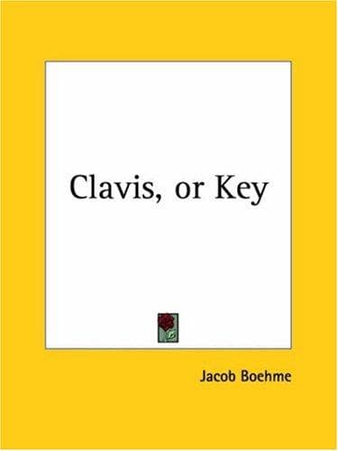 Cover image for Clavis, or Key
