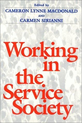 Cover image for Working in the service society