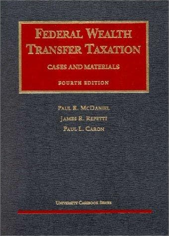 Cover image for Federal wealth transfer taxation