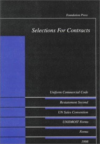 Cover image for Selections For Contracts
