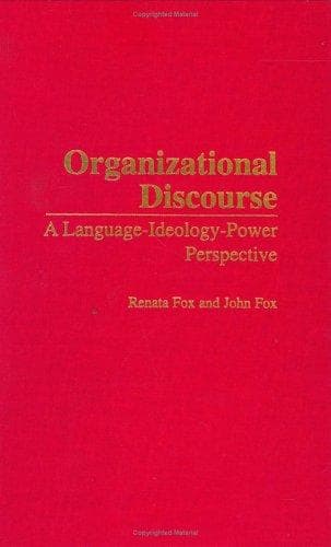 Cover image for Organizational Discourse