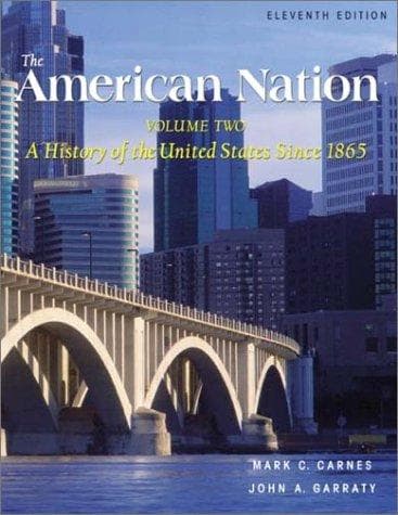 Cover image for The American Nation, Volume II (11th Edition)