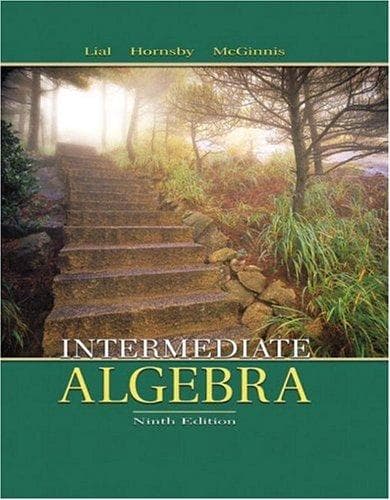 Intermediate algebra