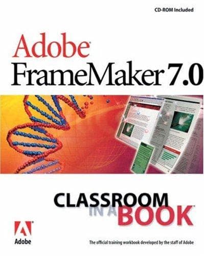 Cover image for Adobe FrameMaker 7.0 Classroom in a Book