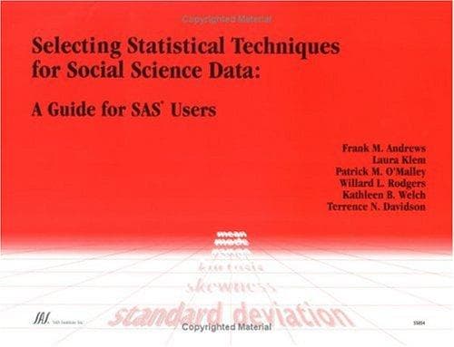 Cover image for Selecting Statistical Techniques for Social Science Data 