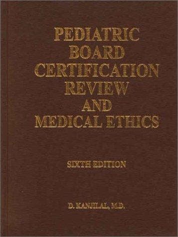 Cover image for Pediatric Board Certification Review