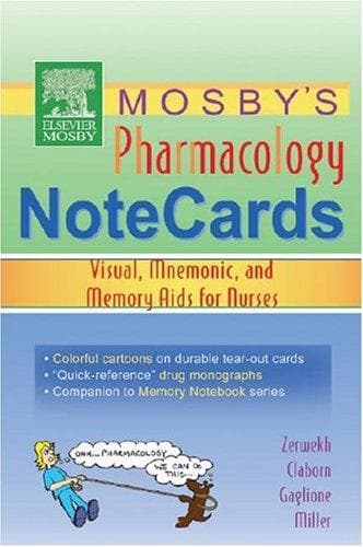 Cover image for Mosby's Pharmacology Memory NoteCards