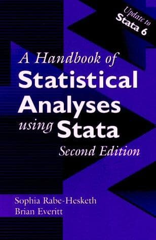 Cover image for A handbook of statistical analyses using Stata