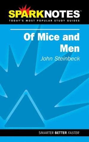 Cover image for Spark Notes Of Mice and Men