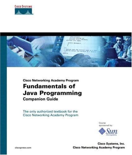 Cover image for Cisco Networking Academy Program Fundamentals of Java Programming Companion Guide