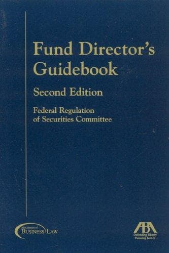 Cover image for Fund director's guidebook