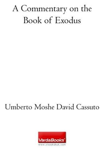 Cover image for A Commentary on the Book of Exodus