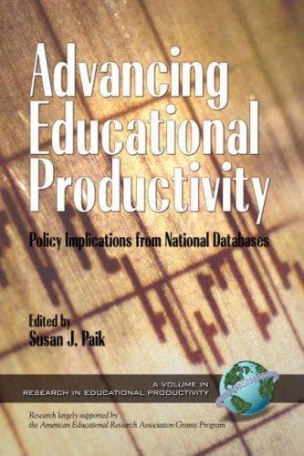 Cover image for Advancing Educational Productivity
