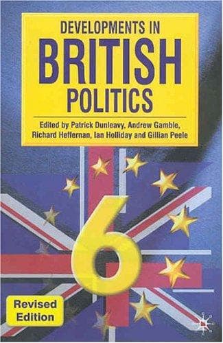 Cover image for Developments in British Politics 6