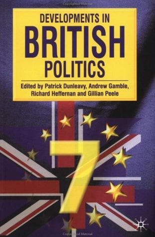Cover image for Developments in British politics 7