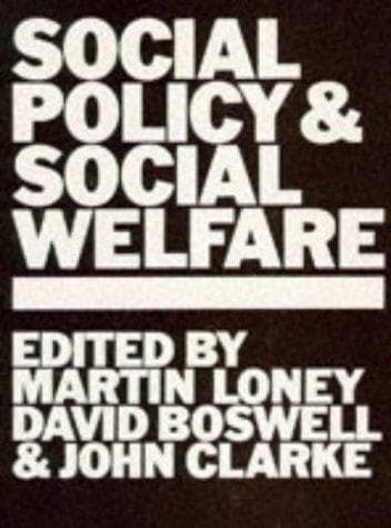 Cover image for Social Policy and Social Welfare