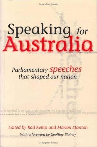 Speaking for Australia
