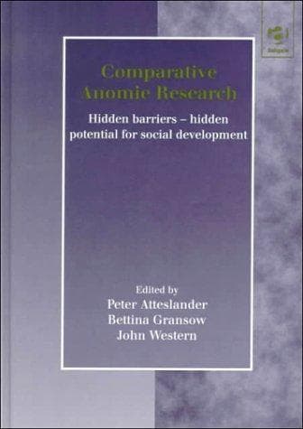 Cover image for Comparative Anomie Research