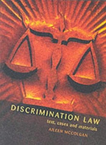 Cover image for Discrimination Law