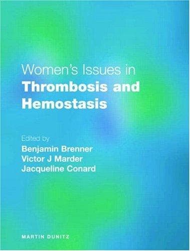 Cover image for Women's Issues in Thrombosis and Hemostasis