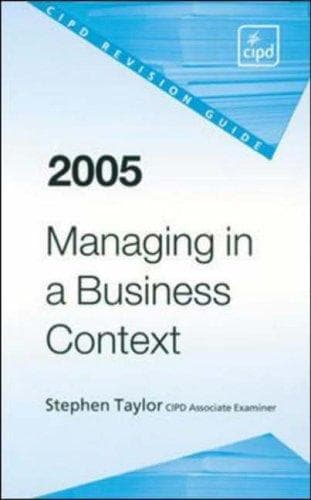 Cover image for Managing in a Business Context Revision Guide
