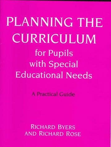 Cover image for Planning the curriculum for pupils with special educational needs