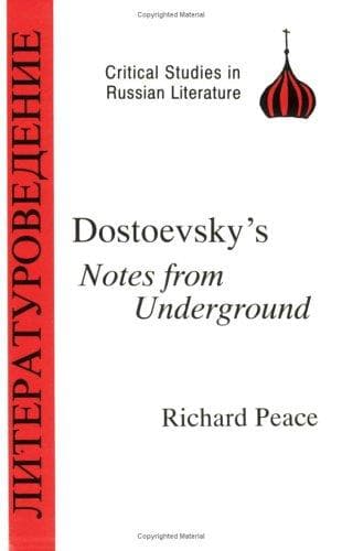 Cover image for Dostoyevsky's Notes from Underground (Critical Studies in Russian Literature) (Critical Studies in Russian Literature)