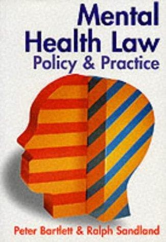 Cover image for Mental health law