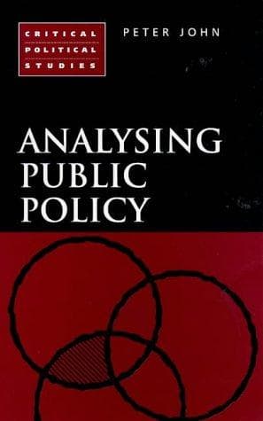 Cover image for Analyzing Public Policy (Critical Political Studies)