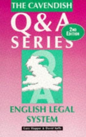 Cover image for English legal system