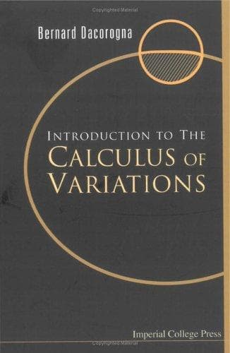 Cover image for Introduction To The Calculus Of Variations
