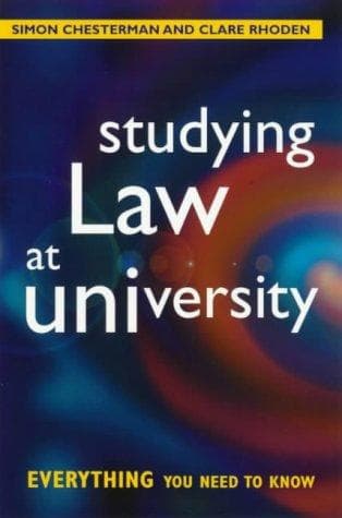 Cover image for Studying Law at University