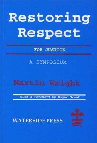 Cover image for Restoring respect for justice