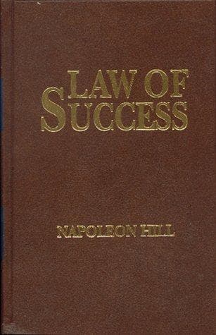 Cover image for The law of success